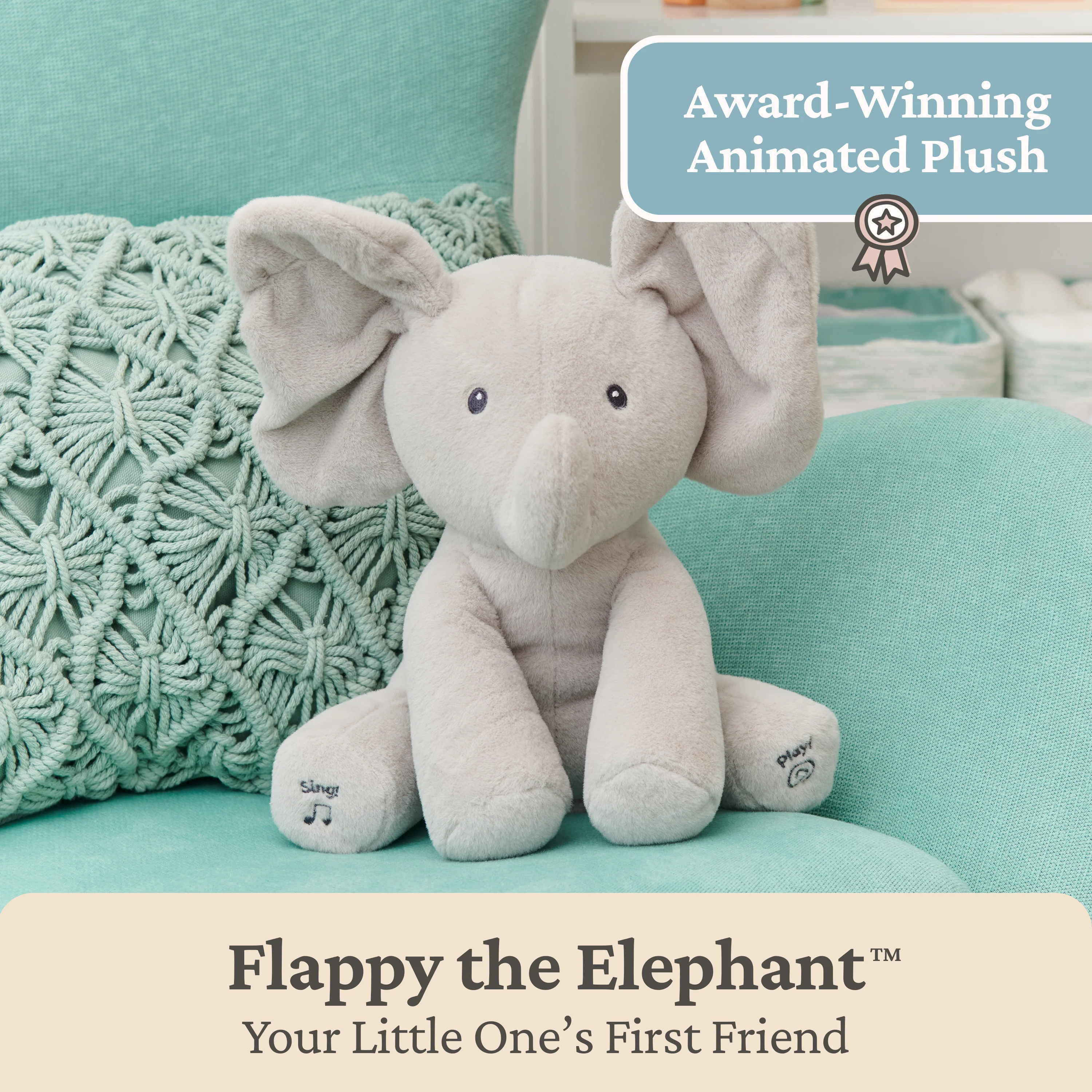 Animated Flappy The Elephant, 12 in - Image 8