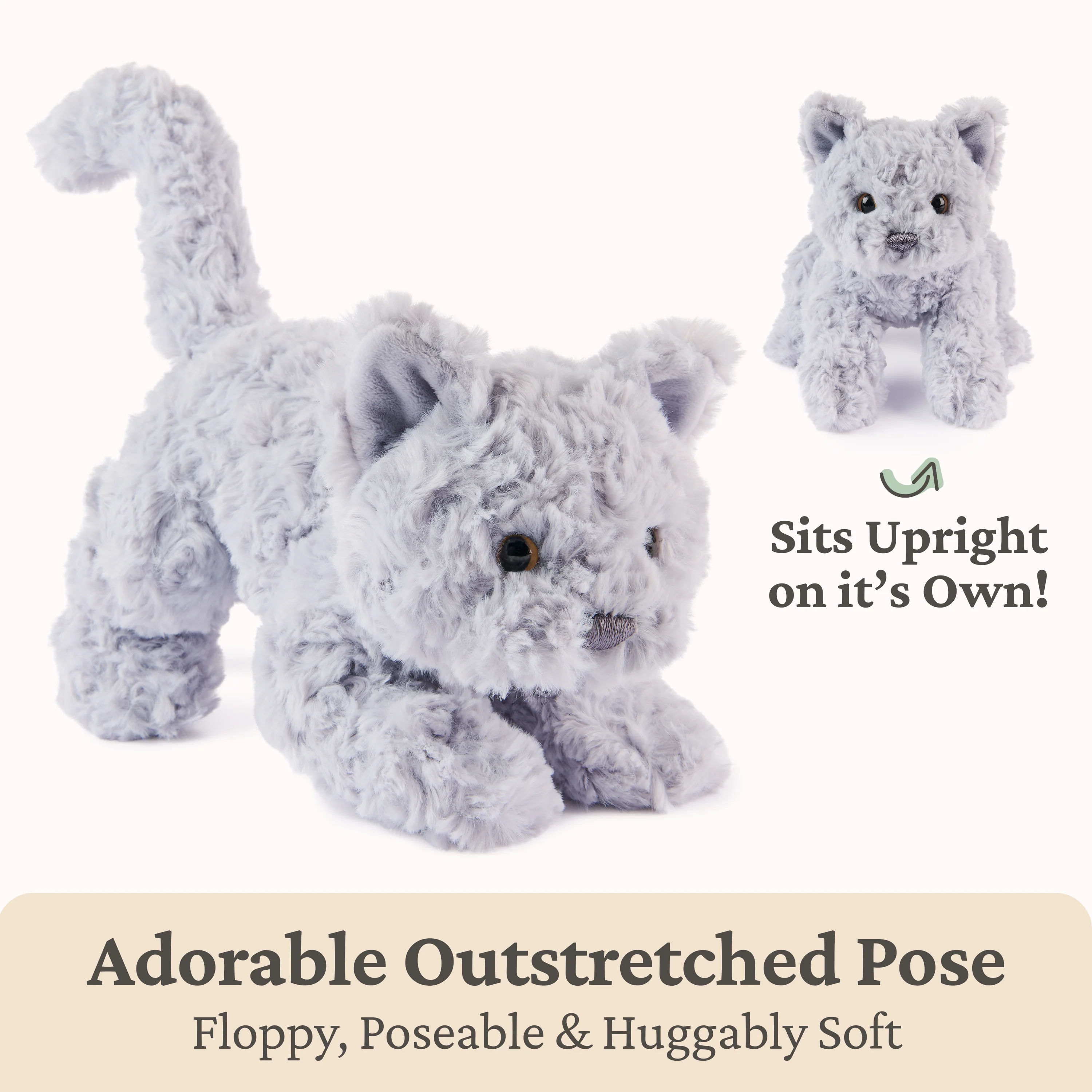 Bootsie English Blue Kitten, 9 in - Image 5