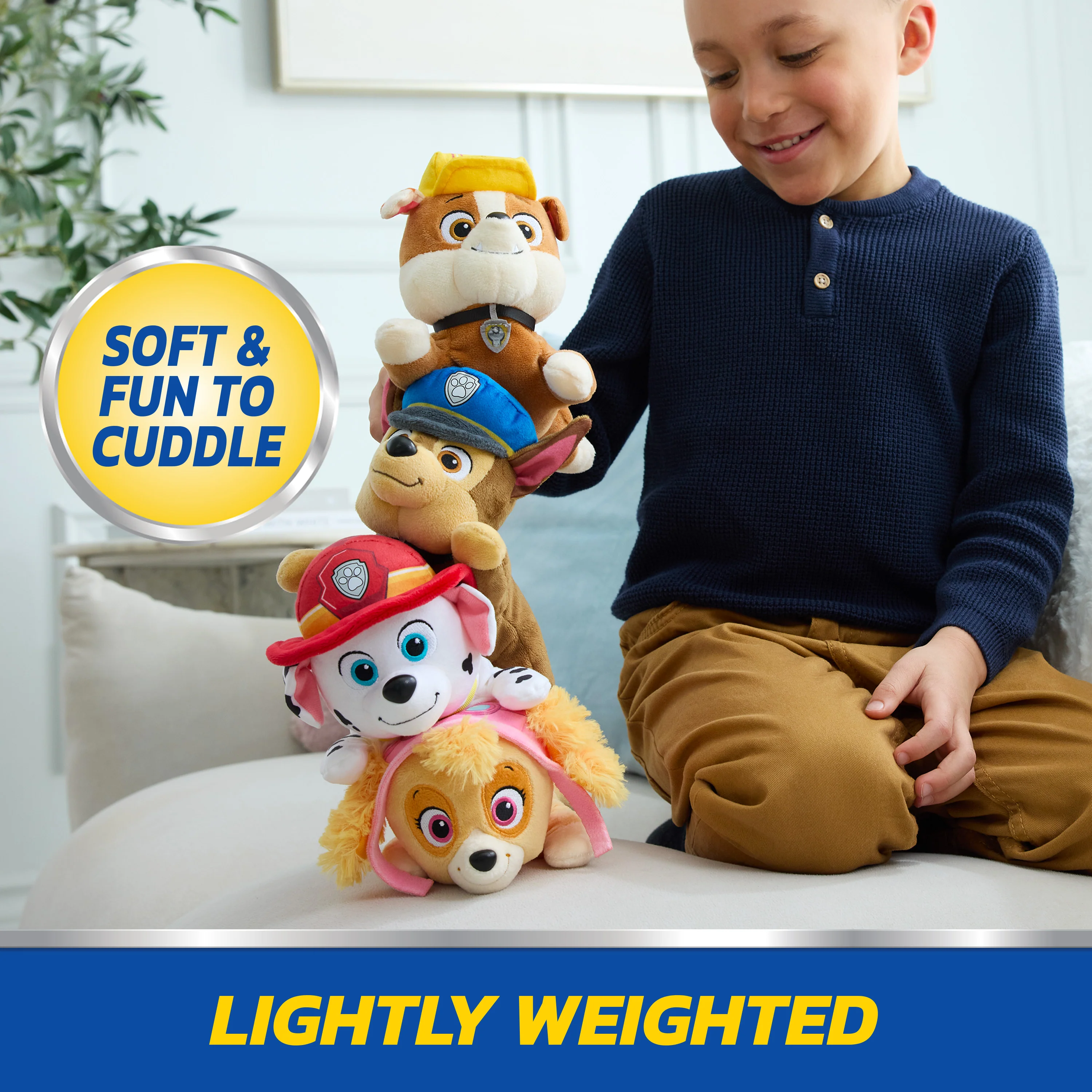 Chase Lying Down Plush, 8 in - Image 5