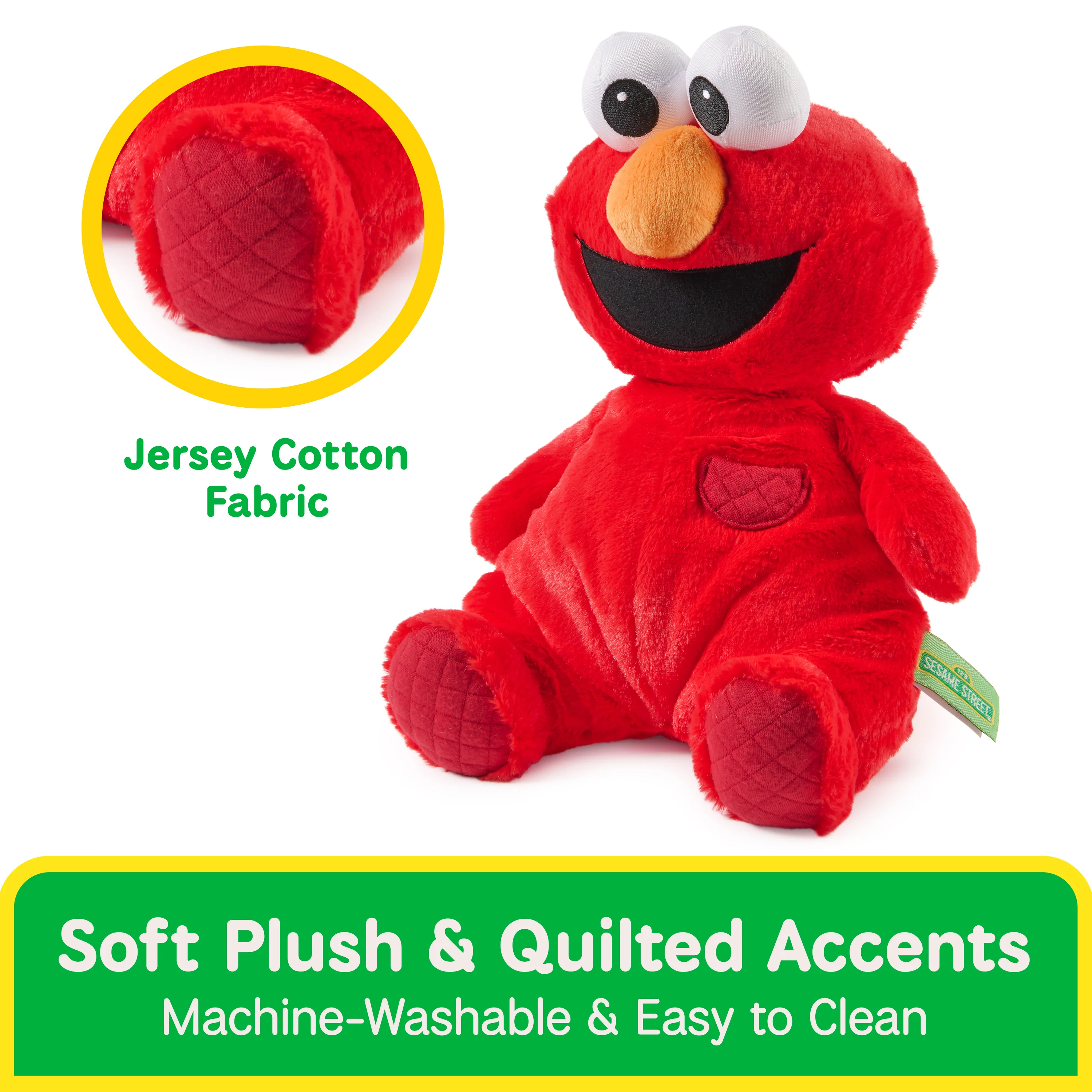 Oh So Snuggly Elmo, 12.5 in - Image 4