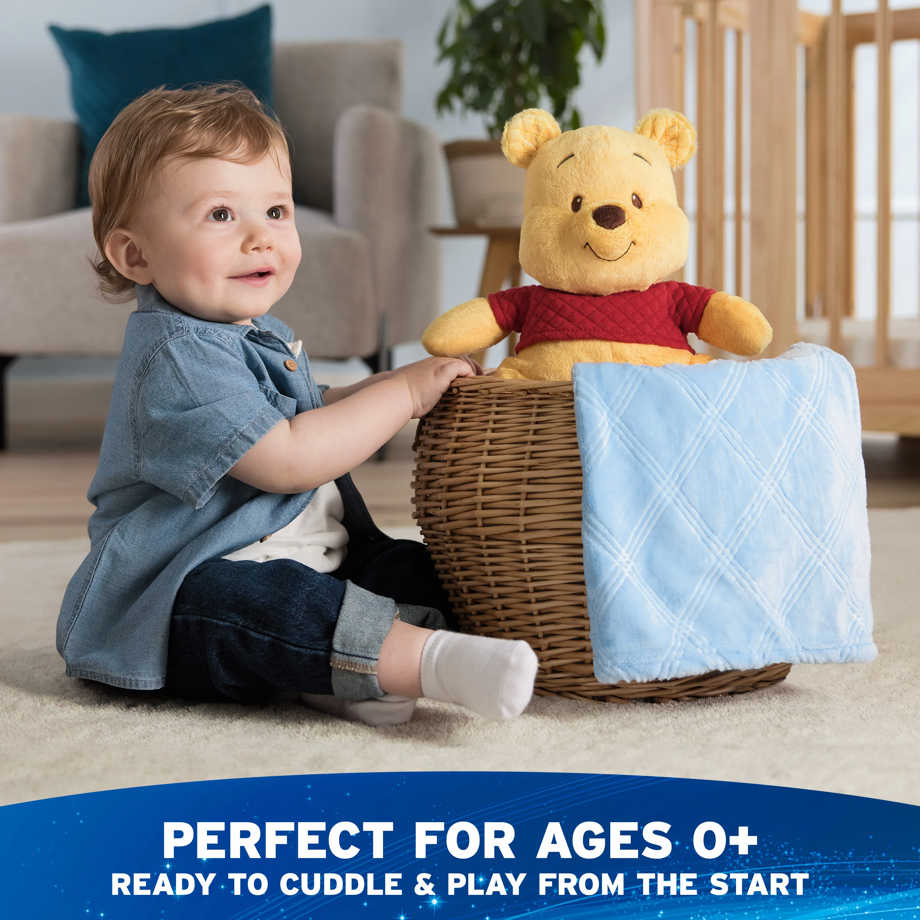 Oh So Snuggly Winnie the Pooh, 12.5 in - Image 6