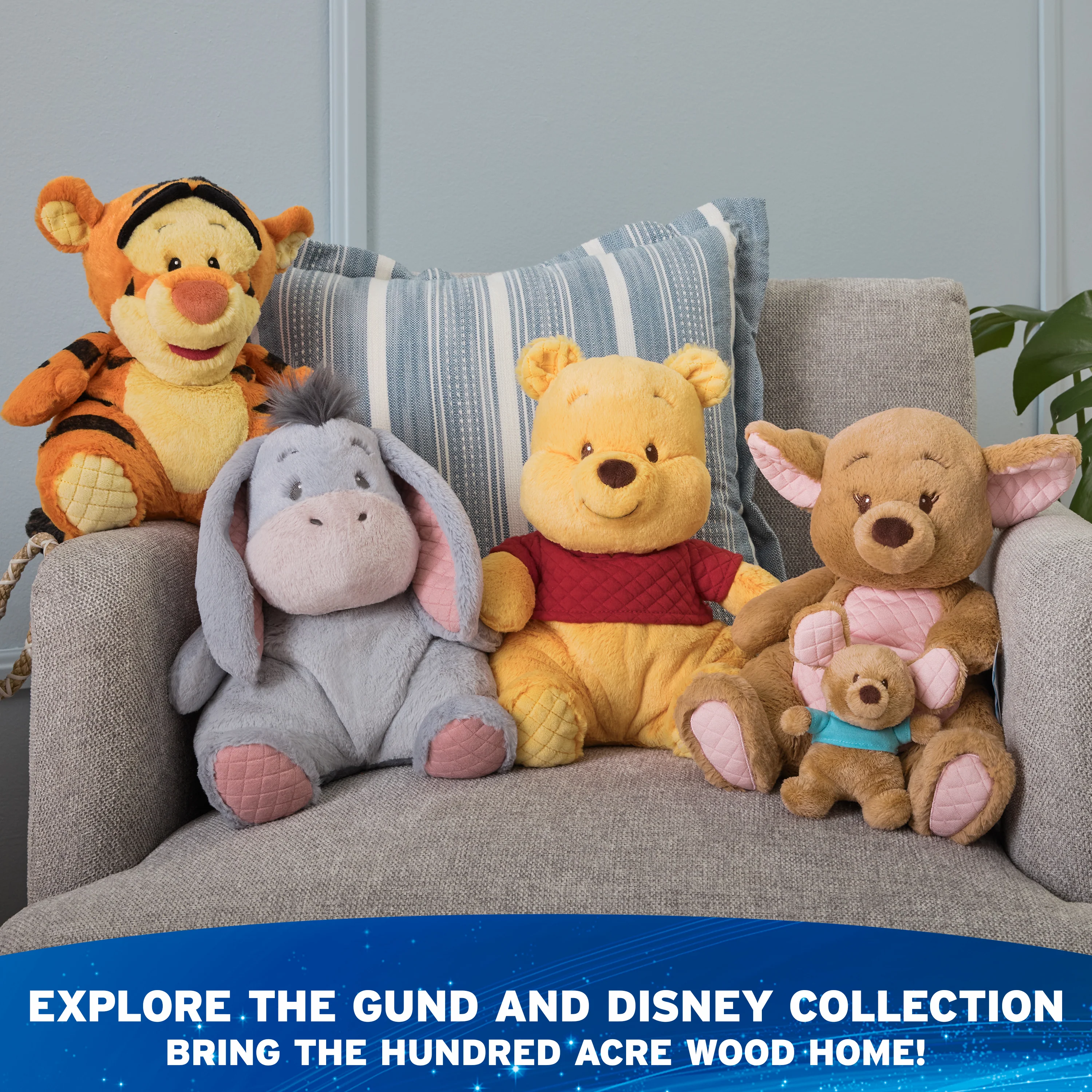 Peek-a-Boo Winnie the Pooh Animated Plush, 11 in - Image 9