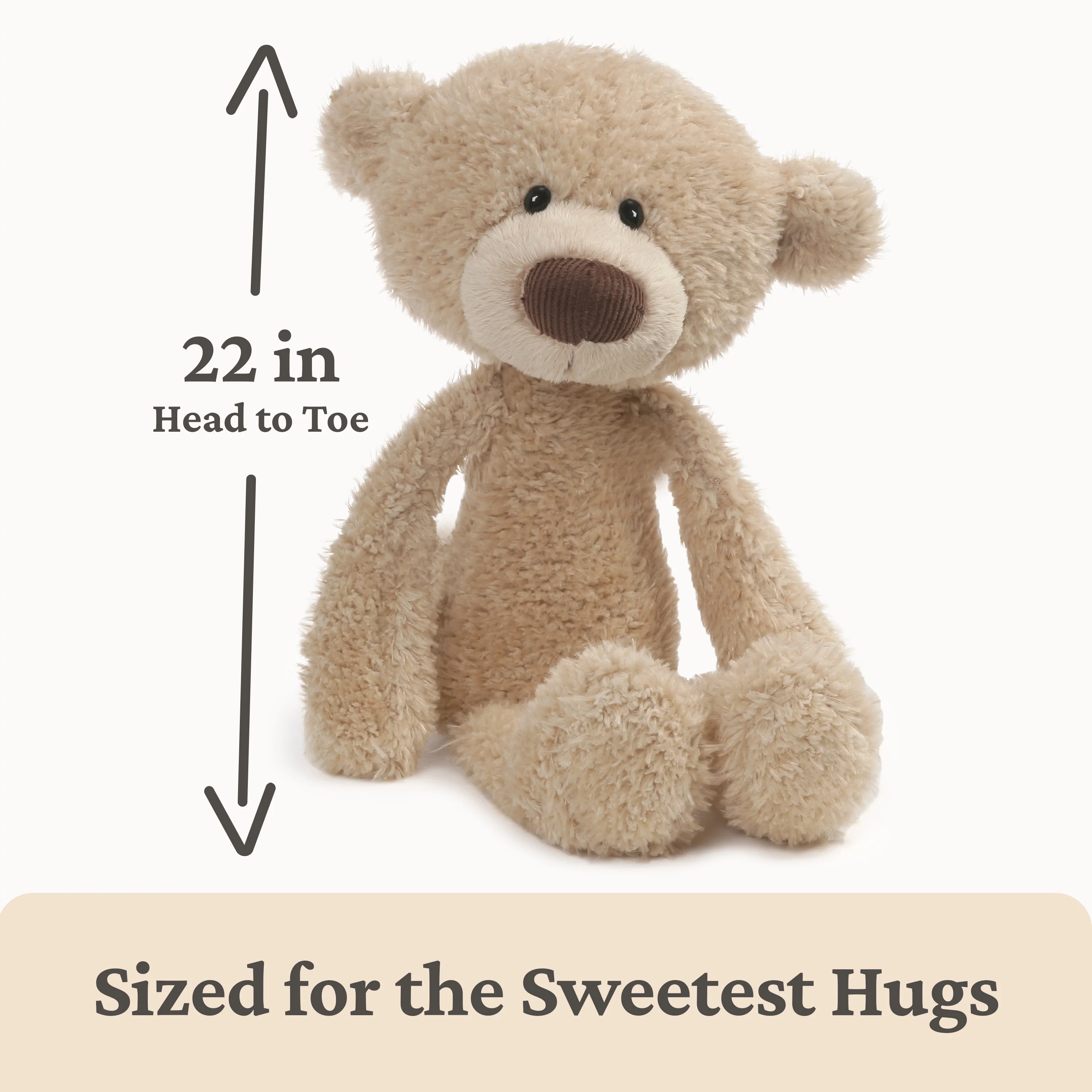 Original (Beige) Toothpick Bear, 22 in - Image 5